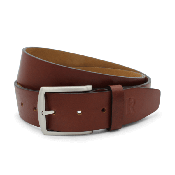 Ledergürtel Herren Herrengürte Gürtel für Männer braun 4 cm Jakob