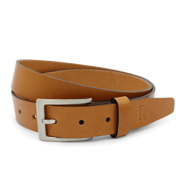 Ledergürtel Gürtel Anzug Herren Herrengürtel Anzug Gürtel Cognac 3 cm Quirin