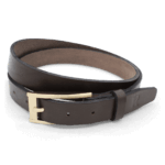 Ledergürtel Damen Damengürtel Gürtel Dunkelbraun 2,5 cm Barbara