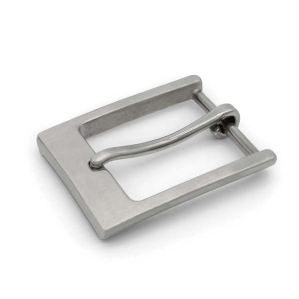 Gürtelschnalle Edelstahl massiv 3,5cm filigran