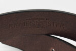 Gürtel mit Edelstahl Schnalle 4cm, Ledergürtel 'Paul'