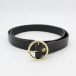 guertel-damen-runde-schnalle-lederguertel-schwarz-2-5-cm anni