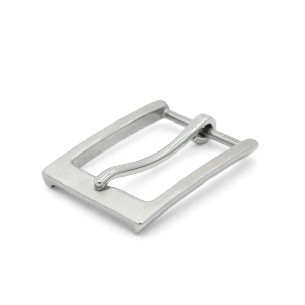 Gürtelschnalle Edelstahl massiv gebürstet 30mm 30 mm