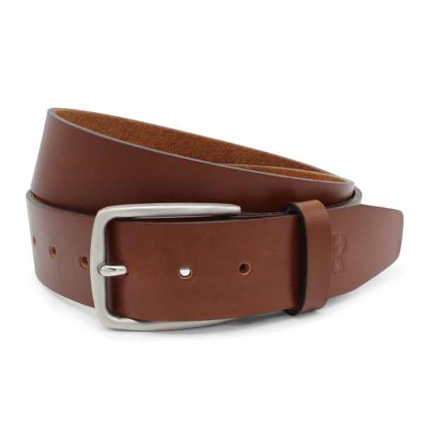 Echt Ledergürtel Herren Braun Hochwertig 4 cm breit Jeansgürtel