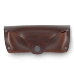 Brillenetui Leder Braun Herren Etui