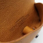 Brillenetui Vintage-Leder in Cognac