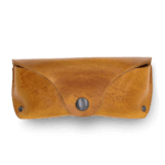 Brillenetui Leder Vintage Cognac Lederetui