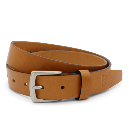 Damenguertel Frauengürtel Leder 3 cm Frauengürtel Cognac Magdalena